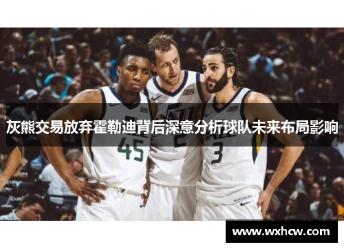 灰熊交易放弃霍勒迪背后深意分析球队未来布局影响